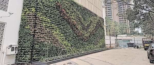 Exterior Architectural Living Facades detail photographic vista 3